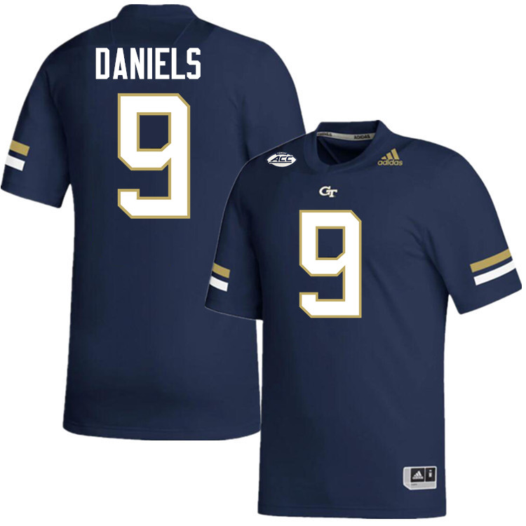 Omar Daniels Georgia Tech Jerseys,Georgia Tech Yellow Jackets College Football Uniforms-Navy